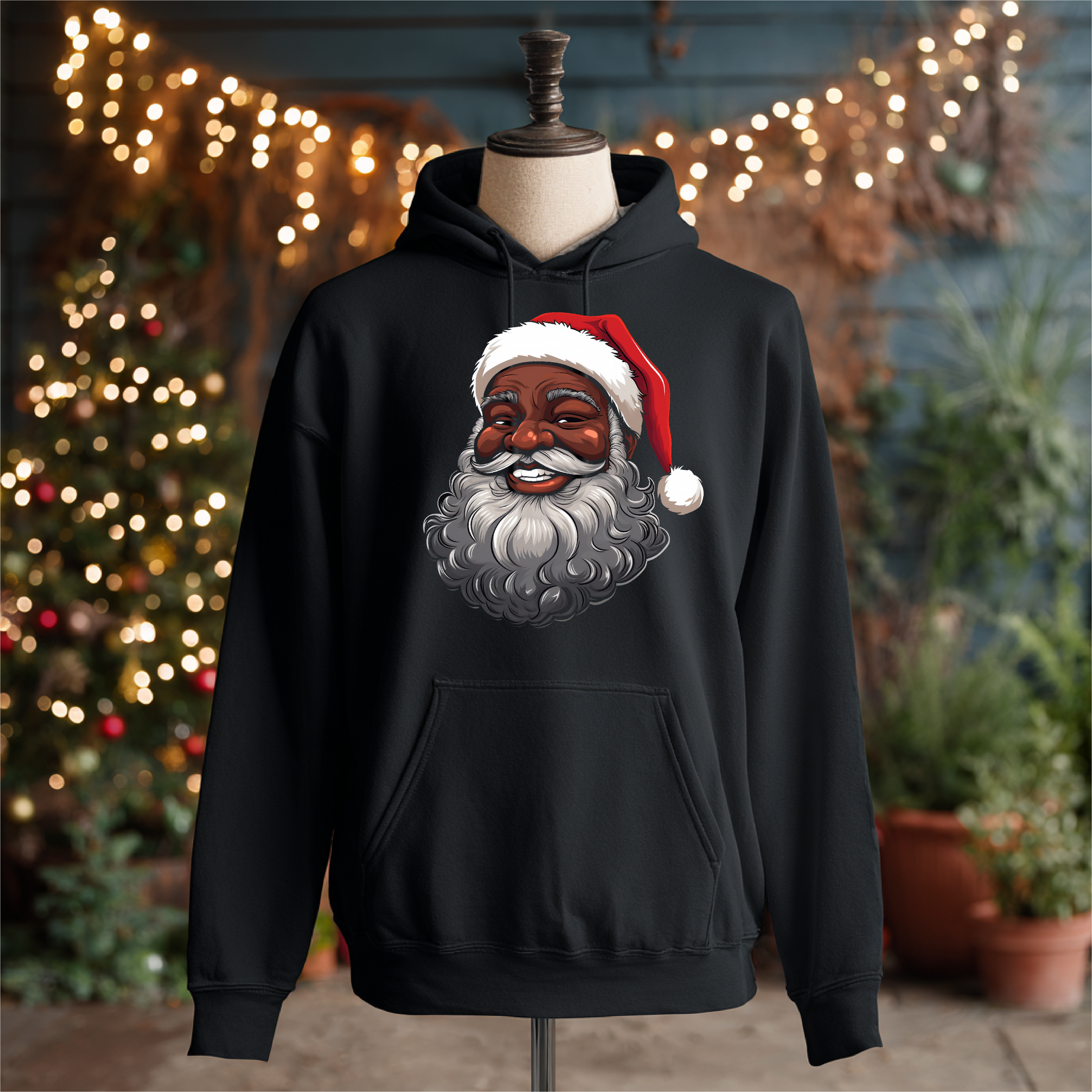 Black Santa Holiday Gear