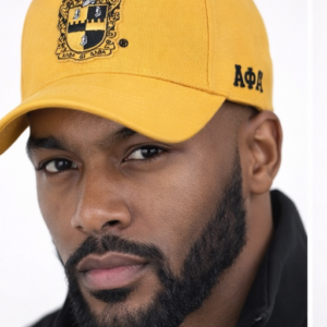 Coat of Arms Baseball Cap-Old Gold